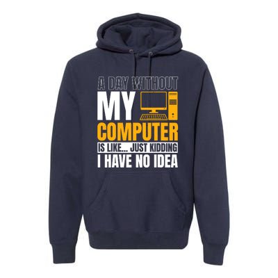 Tech Support Help Desk It Call Center Computer Geek Agent Premium Hoodie