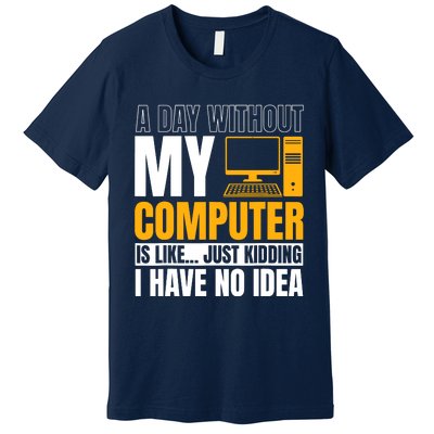 Tech Support Help Desk It Call Center Computer Geek Agent Premium T-Shirt