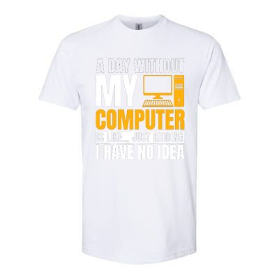 Tech Support Help Desk It Call Center Computer Geek Agent Softstyle CVC T-Shirt