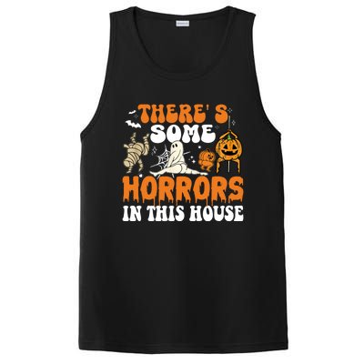 ThereS Some Horrors In This House Funny Scary House Horrors Gift PosiCharge Competitor Tank