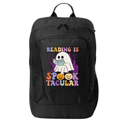 Teachers Students Halloween Reading Is Spook Tacular City Backpack