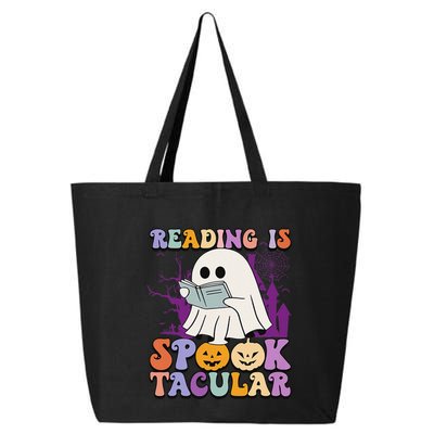 Teachers Students Halloween Reading Is Spook Tacular 25L Jumbo Tote