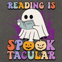 Teachers Students Halloween Reading Is Spook Tacular Cotton Canvas Backpack