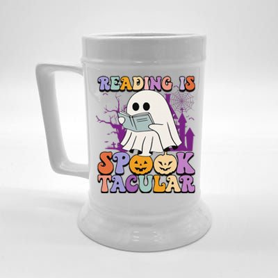 Teachers Students Halloween Reading Is Spook Tacular Beer Stein