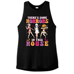 ThereS Some Horrors In This House Funny Halloween Funny Gift Ladies PosiCharge Tri-Blend Wicking Tank