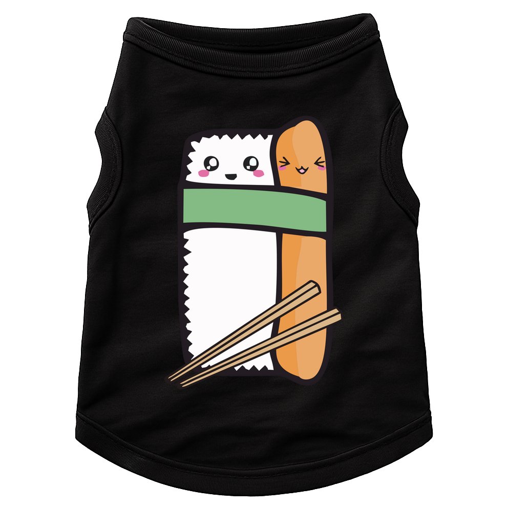Tuna Sushi Hug Gift Kawaii Japanese Sushi Lover Cool Gift Doggie Tank