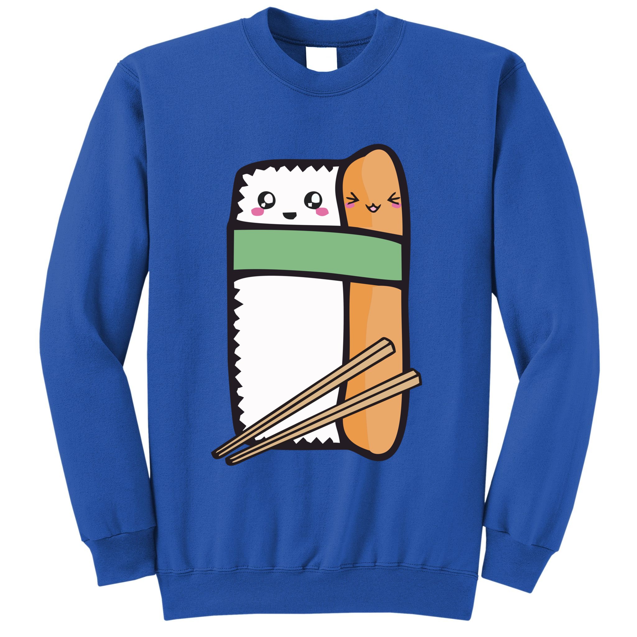 Tuna Sushi Hug Gift Kawaii Japanese Sushi Lover Cool Gift Sweatshirt