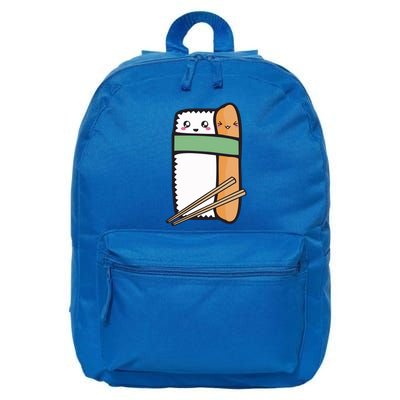 Tuna Sushi Hug Gift Kawaii Japanese Sushi Lover Cool Gift 16 in Basic Backpack