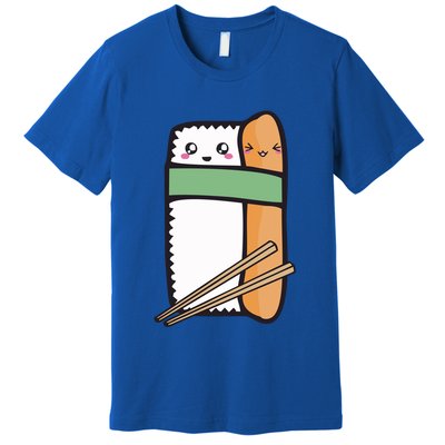Tuna Sushi Hug Gift Kawaii Japanese Sushi Lover Cool Gift Premium T-Shirt