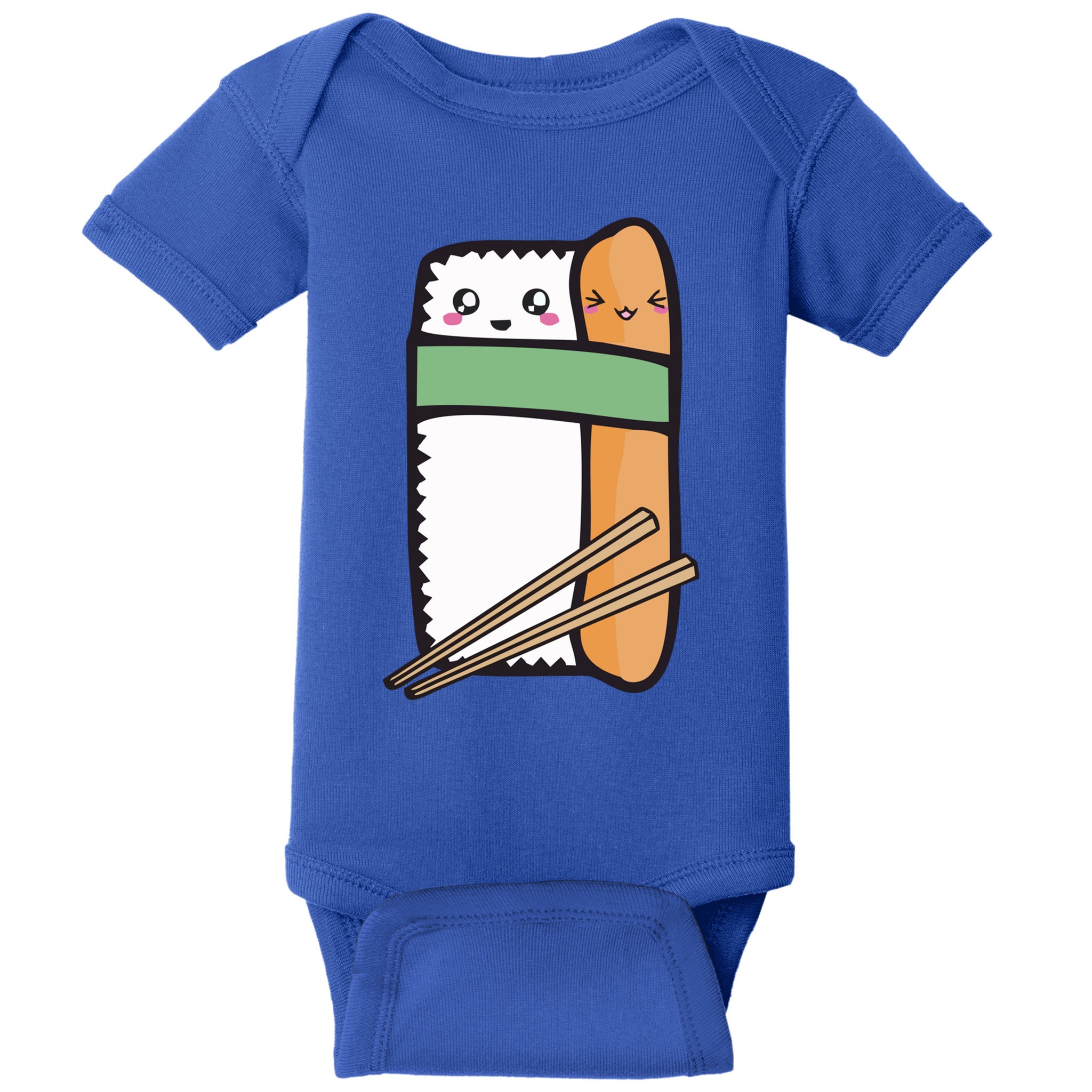 Tuna Sushi Hug Gift Kawaii Japanese Sushi Lover Cool Gift Baby Bodysuit