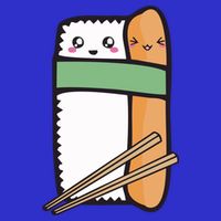 Tuna Sushi Hug Gift Kawaii Japanese Sushi Lover Cool Gift Baby Bodysuit