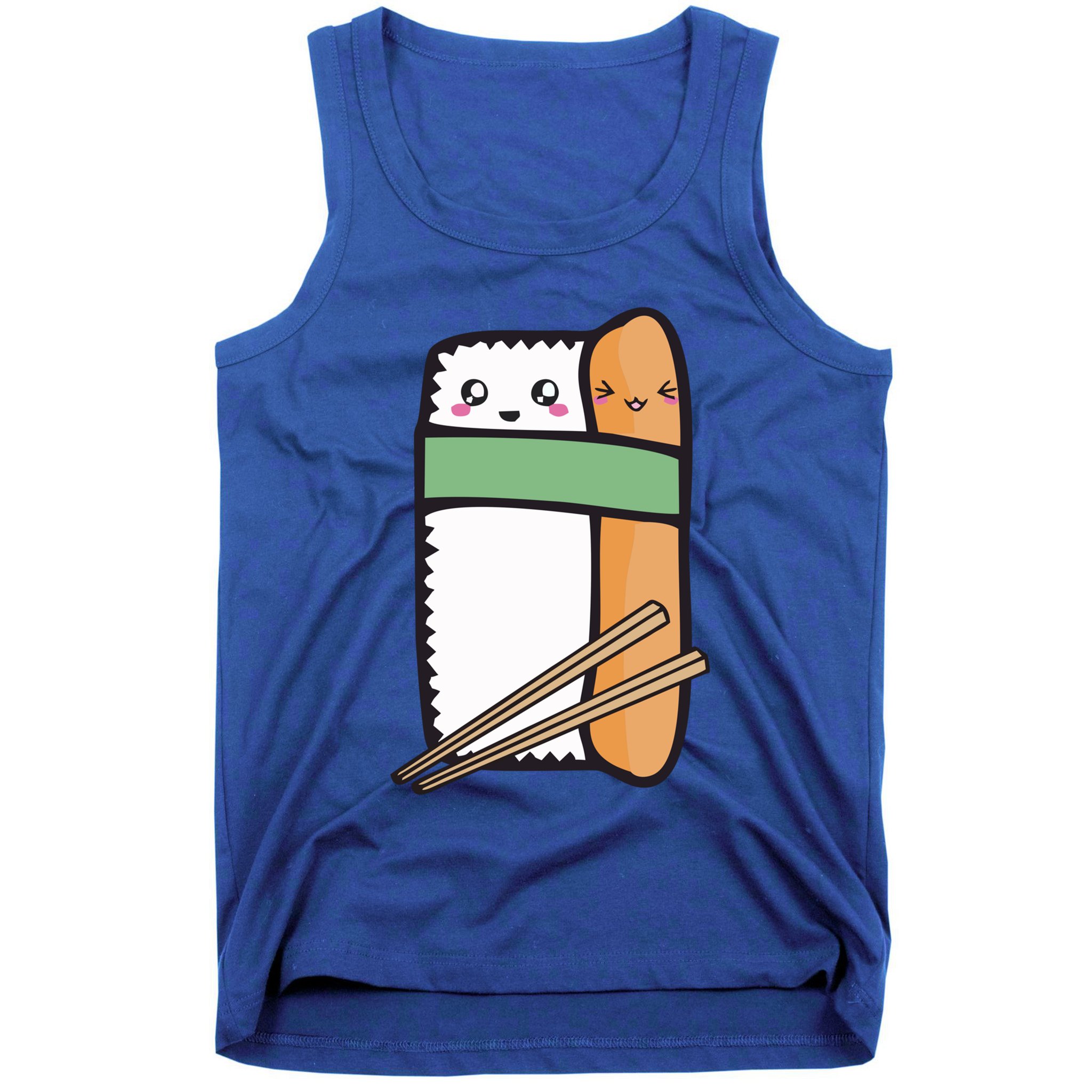 Tuna Sushi Hug Gift Kawaii Japanese Sushi Lover Cool Gift Tank Top