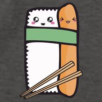 Tuna Sushi Hug Gift Kawaii Japanese Sushi Lover Cool Gift Vector Backpack