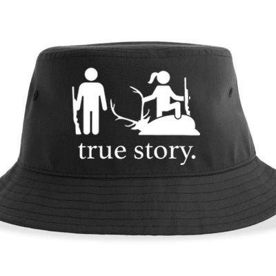 True Story Hunting Lover Hunter Sustainable Bucket Hat