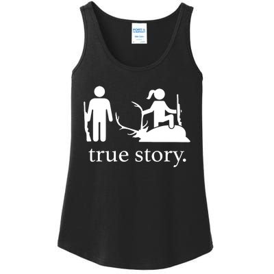 True Story Hunting Lover Hunter Ladies Essential Tank