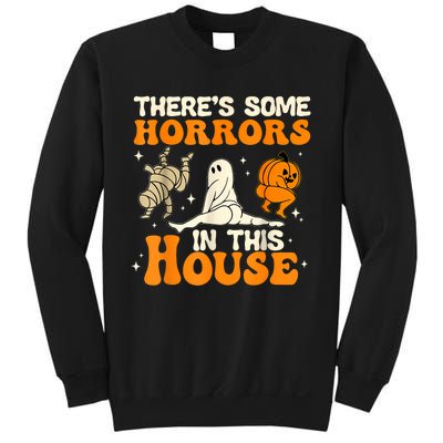 ThereS Some Horrors In This House Ghost Pumpkin Halloween Sweatshirt