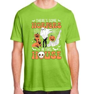 ThereS Some Horrors In This House Retro Halloween Funny Cute Gift Adult ChromaSoft Performance T-Shirt