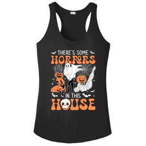 ThereS Some Horrors In This House Retro Halloween Funny Cute Gift Ladies PosiCharge Competitor Racerback Tank