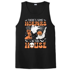 ThereS Some Horrors In This House Retro Halloween Funny Cute Gift PosiCharge Competitor Tank