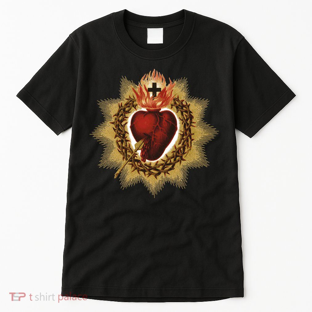 The Sacred Heart Of Jesus Catholic Icon Tall T-Shirt