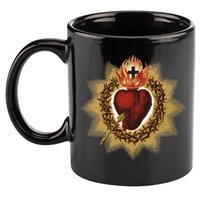 The Sacred Heart Of Jesus Catholic Icon 11oz C Handle Ceramic Mug