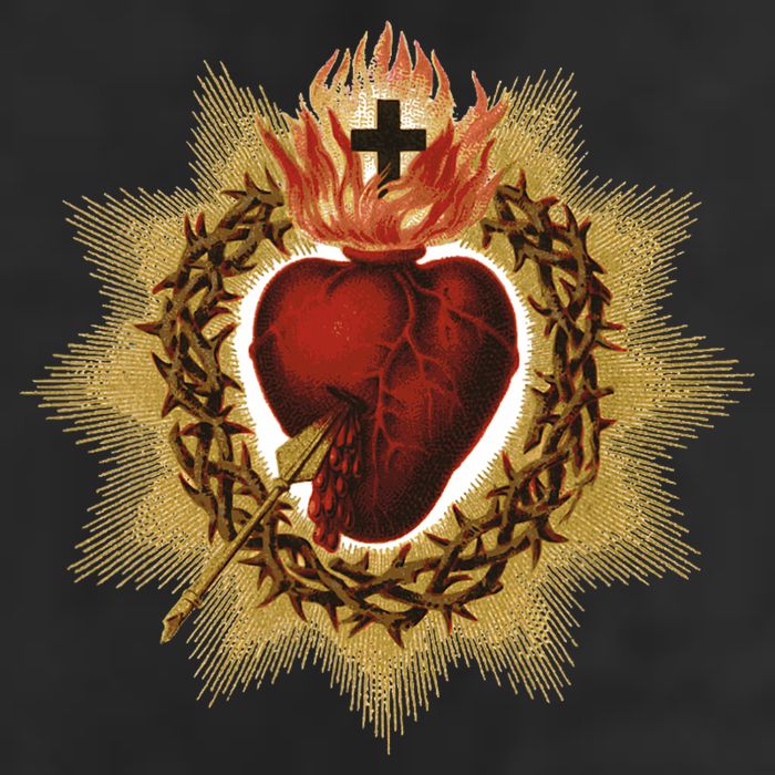 The Sacred Heart Of Jesus Catholic Icon 11oz C Handle Ceramic Mug