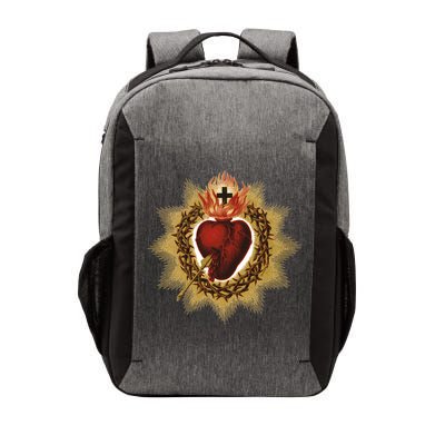 The Sacred Heart Of Jesus Catholic Icon Vector Backpack