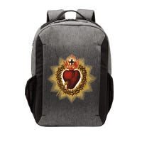 The Sacred Heart Of Jesus Catholic Icon Vector Backpack