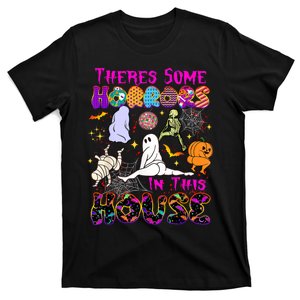 Theres Some Horrors In This House Ghost Pumpkin Halloween T-Shirt