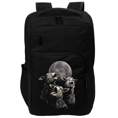 Three Sheeps Howling To The Moon Impact Tech Backpack