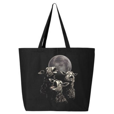 Three Sheeps Howling To The Moon 25L Jumbo Tote