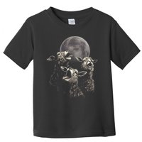 Three Sheeps Howling To The Moon Toddler T-Shirt
