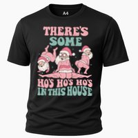 Theres Some Hos In This House Funny Santa Twerk Christmas Performance Shirt