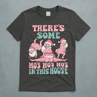 Theres Some Hos In This House Funny Santa Twerk Christmas T-Shirt