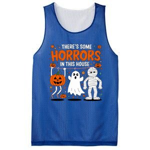 ThereS Some Horrors In This House Halloween Party Costume Gift Mesh Reversible Basketball Jersey Tank