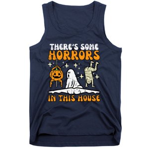 Theres Some Horrors In This House Funny Halloween Tank Top