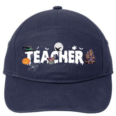 Teacher School Halloween Great Gift 7-Panel Snapback Hat