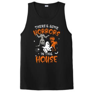 Theres Some Horrors In This House Ghost Pumpkin Halloween PosiCharge Competitor Tank