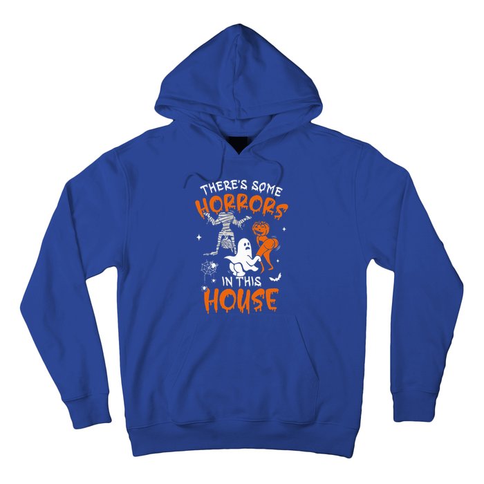 Theres Some Horrors In This House Ghost Pumpkin Halloween Hoodie