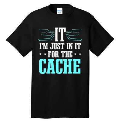 Tech Support Help Desk It Cache Call Center Agent Tall T-Shirt