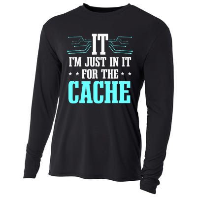 Tech Support Help Desk It Cache Call Center Agent Cooling Performance Long Sleeve Crew