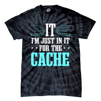 Tech Support Help Desk It Cache Call Center Agent Tie-Dye T-Shirt