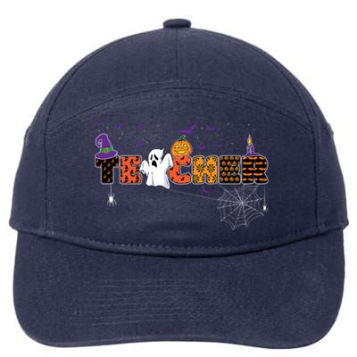 Teacher Spooky Halloween Festivities And Classroom Parties Meaningful Gift 7-Panel Snapback Hat