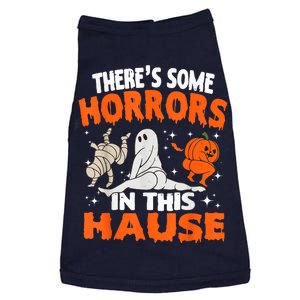 Theres Some Horrors In This House Ghost Pumpkin Halloween Doggie Tank