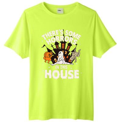 Theres Some Horrors In This House Ghost Halloween Funny Tall Fusion ChromaSoft Performance T-Shirt