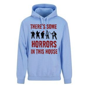 ThereS Some Horrors In This House Halloween Funny Unisex Surf Hoodie