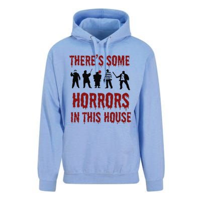 ThereS Some Horrors In This House Halloween Funny Unisex Surf Hoodie