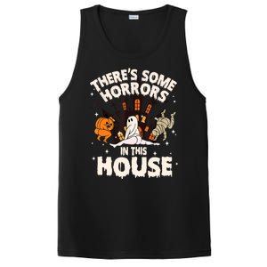 Theres Some Horrors In This House Pumpkin Ghost Halloween PosiCharge Competitor Tank