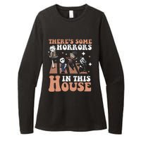 ThereS Some Horrors In This House Funny Horror Characters Womens CVC Long Sleeve Shirt