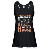 ThereS Some Horrors In This House Funny Horror Characters Ladies Essential Flowy Tank